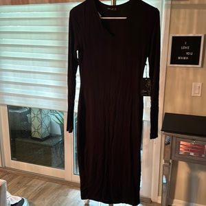 Little midi black dress